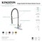 Gourmetier LS8678CTL Continental Single-Handle Pre-Rinse Kitchen Faucet, Nickel LS8678CTL - alternate 2